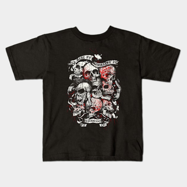 Many Skulls Kids T-Shirt by Buy Custom Things